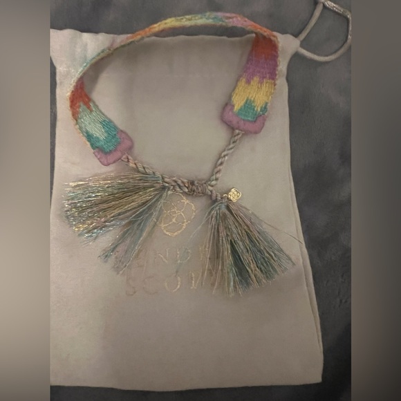 Kendra Scott Optimist Woven 14K Plated Friendship Bracelet - Picture 3 of 4